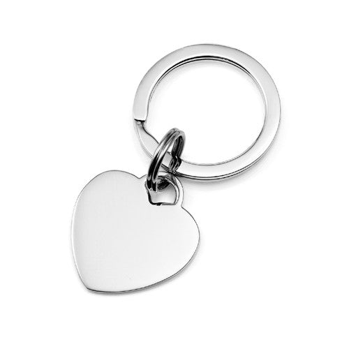 Engraved Heart Keychain-CR1902
